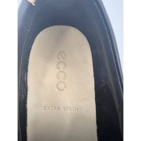 Ecco Sneakers Soft 7 Low Womens Size 9-9.5 Black Casual Walking Lace Up Shoes - Picture 14 of 16